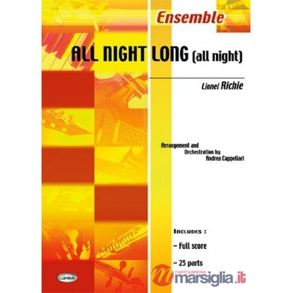 Lionel Richie. All night long (spartiti musicali)