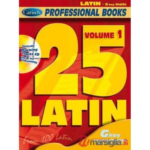 25 latin G key isntruments. Spartito. Con CD Audio