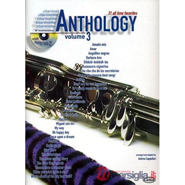 Anthology clarinet v.3 + cd