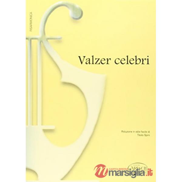 Valzer celebri. Per fisarmonica facile. Spartito