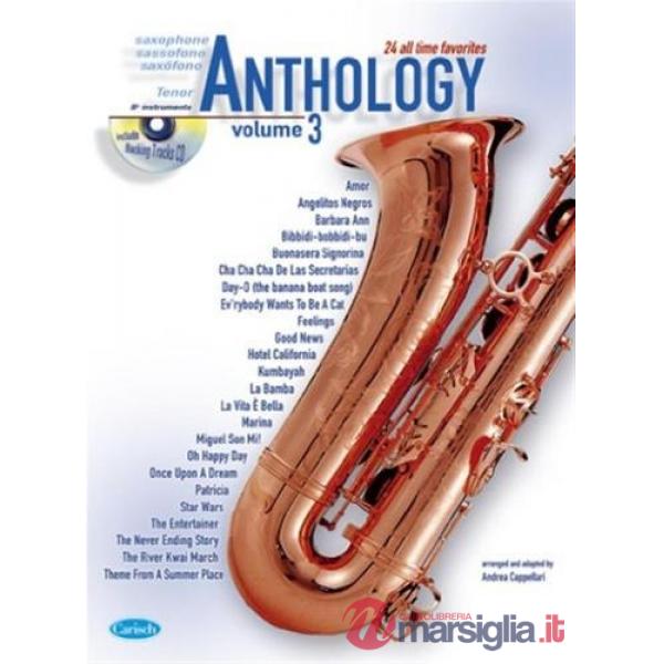 Anthology tenor sax. Vol. 3. Con CD Audio