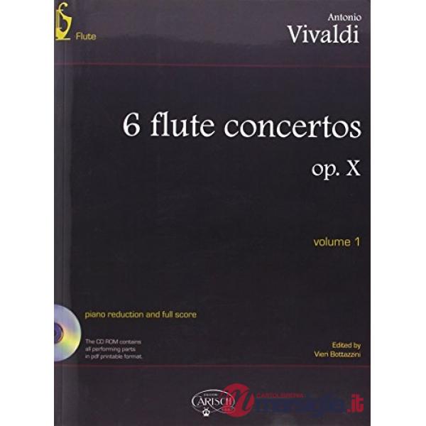 Flute concertos op.x v.1+cd