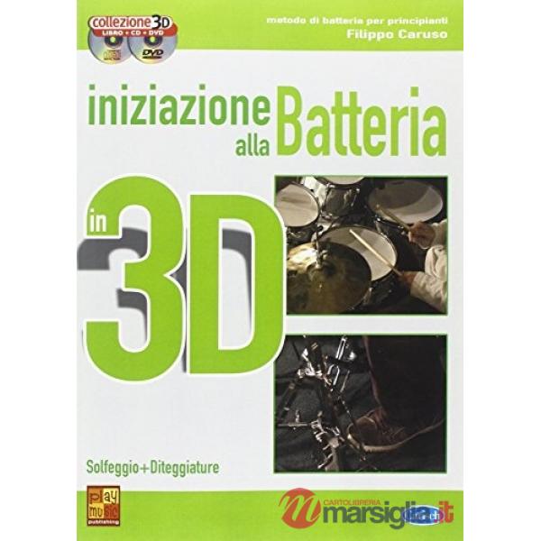Iniziazione batteria 3d+cd+dvd