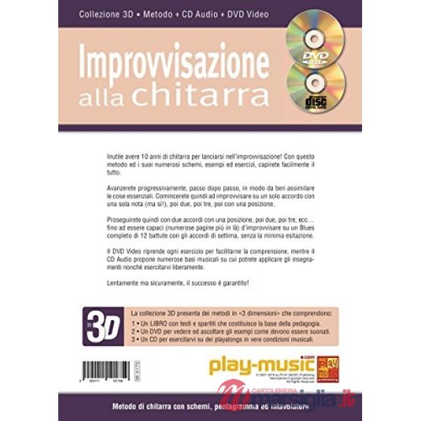 Improvvisazione alla chitarra in 3D. Con CD Audio. Con DVD