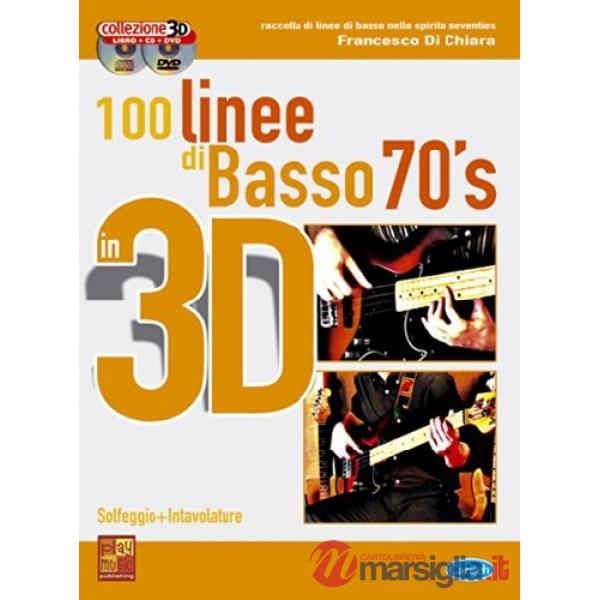 Cento linee di basso 70's. Con CD. Con DVD