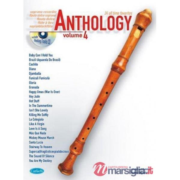 Anthology recorder. Per flauto dolce. Spartito. Con CD Audio. Vol. 4