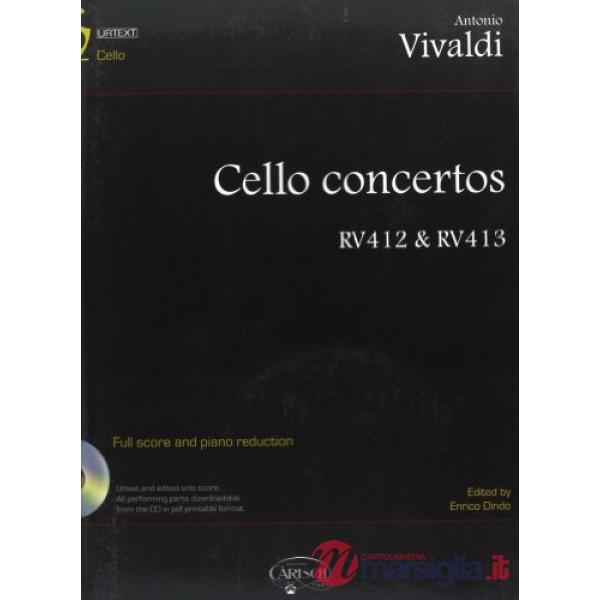 Cello concertis rv412/413