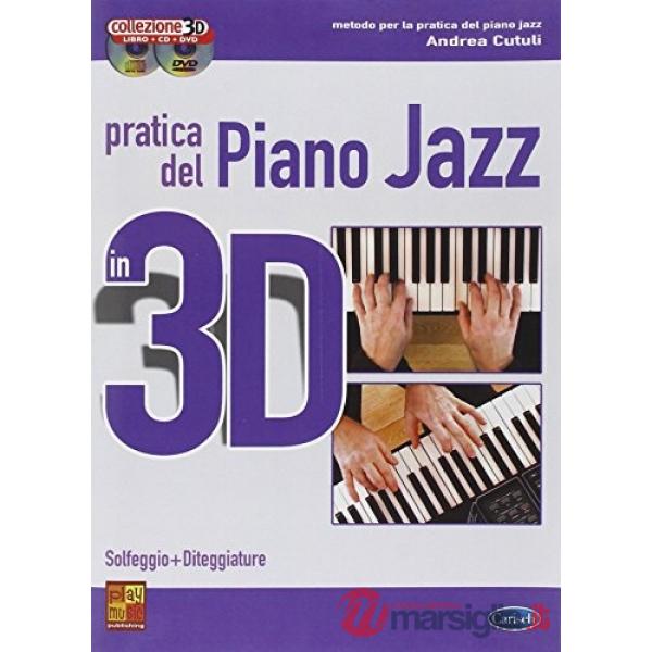 Pratica piano jazz 3d+cd+dvd