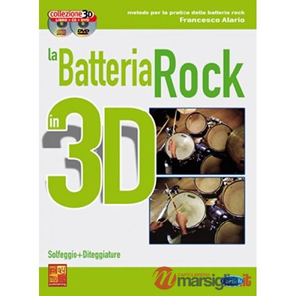 Batteria rock 3d+cd+dvd