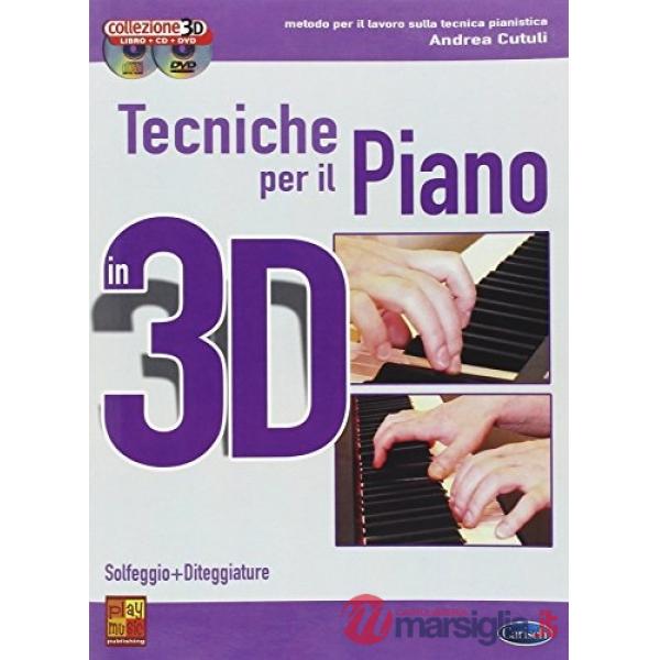 Tecniche per il piano in 3D. Con CD Audio. Con DVD