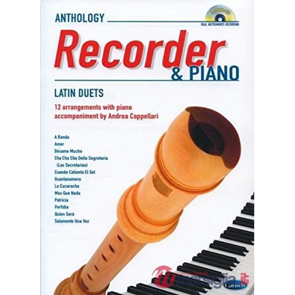 Latin duets recorder & pf+cd