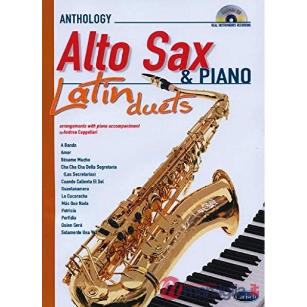 Latin duets a/sax & pf+cd