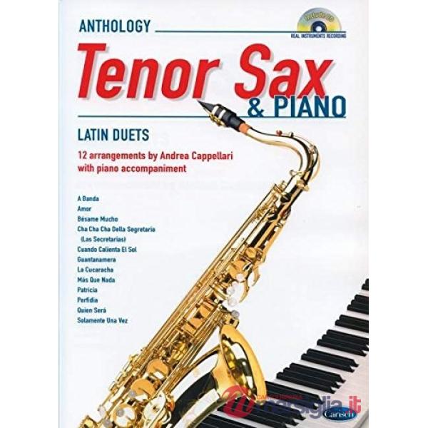 Latin duets tenor sax & pf+cd
