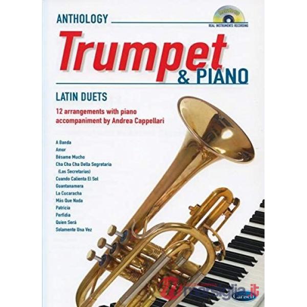 Latin duets trumpet & piano+cd