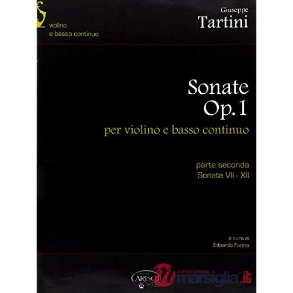 Sonate op.I. Parte seconda n.7-12. Per violino e basso continuo. Partitura