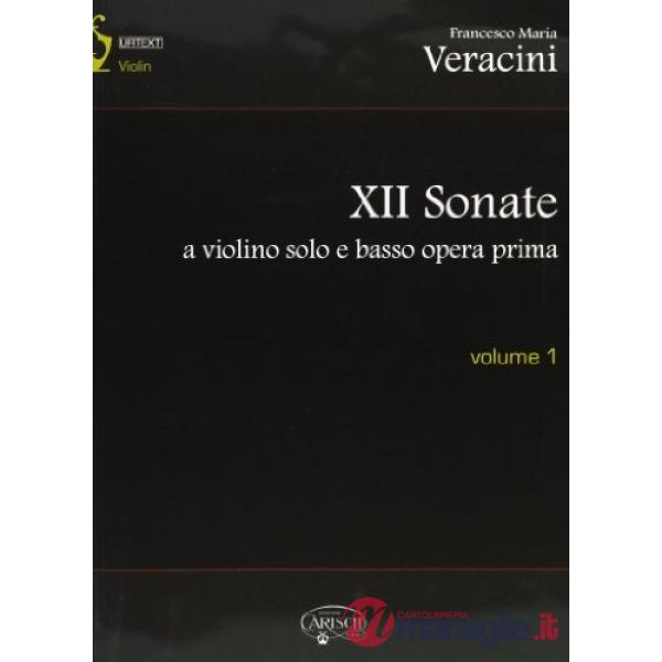 XII sonate violino solo e basso. Partitura. Vol. 1