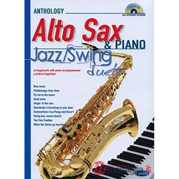 Jazz/swing duets a/sx & pf+cd