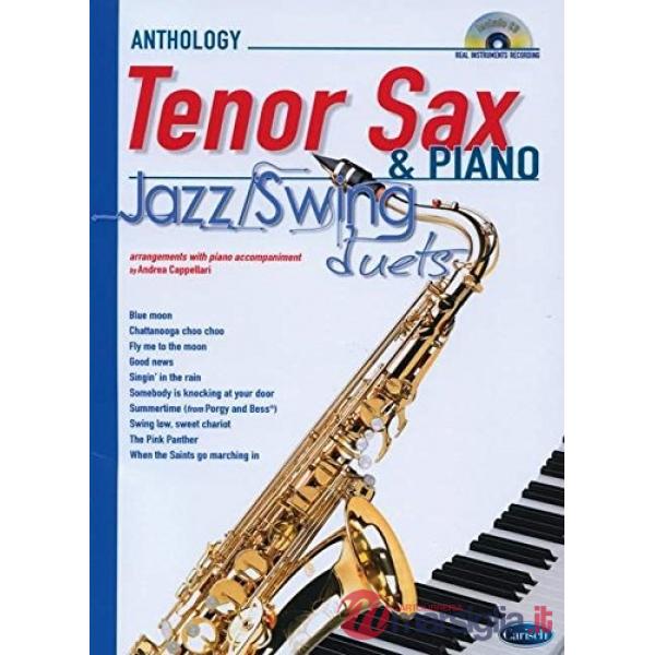 Jazz/swing duets t/sax & pf+cd