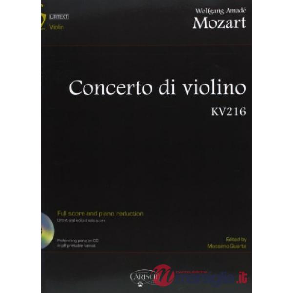 Concerto di violino kv216+cd