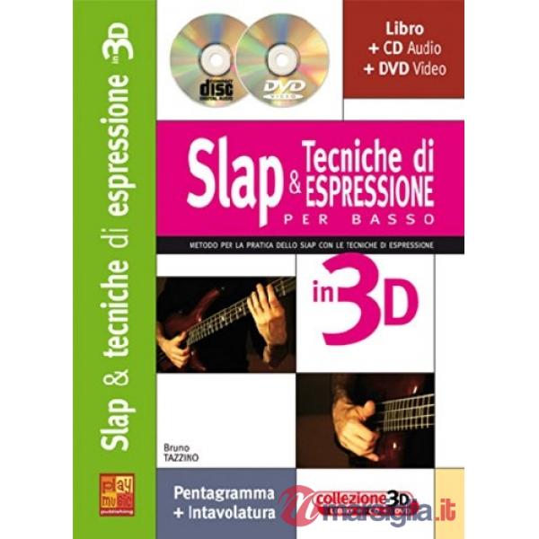 Slap tecniche espres.3d+cd+dvd