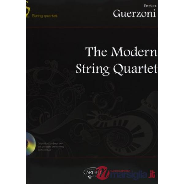 Modern string quartet. Per clarinetto basso e 4 archi. Partitura. Con CD Audio