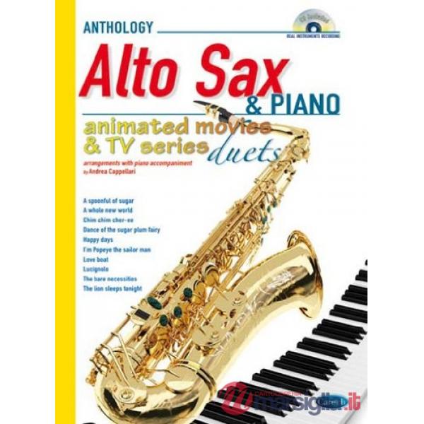Anim.movies & tv a/sax-pf+cd