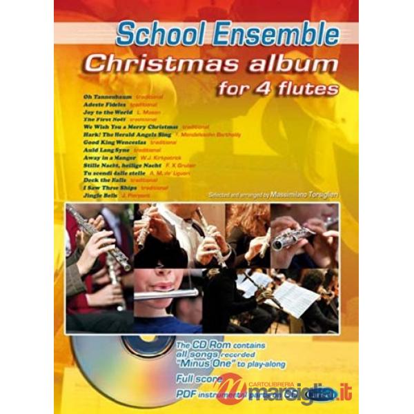 Christmas album 4 flutes+cd
