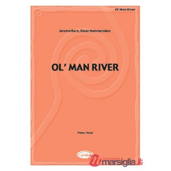 Ol man river. (from Show Boat) Per pianoforte, voce e chitarra. Spartito