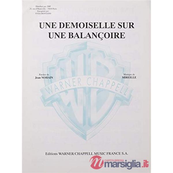Demoiselle sur une balancoire. Spartito (Une)