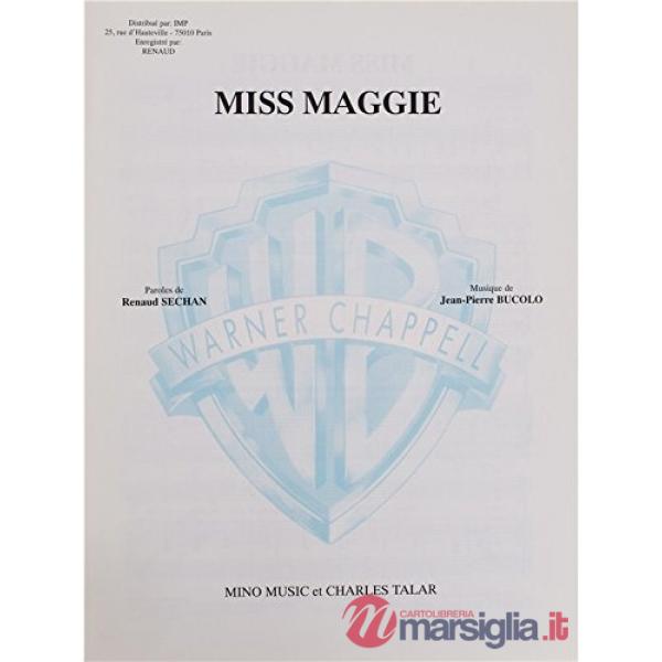 Miss Maggie. Per voce e pianoforte. Spartito