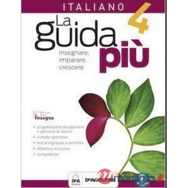 LA GUIDA PIU' - ITALIANO CL. 4 + CD