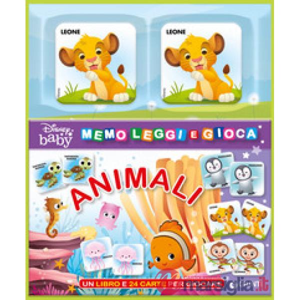 Animali. Memo leggi e gioca. Ediz. illustrata. Con 24 Carte