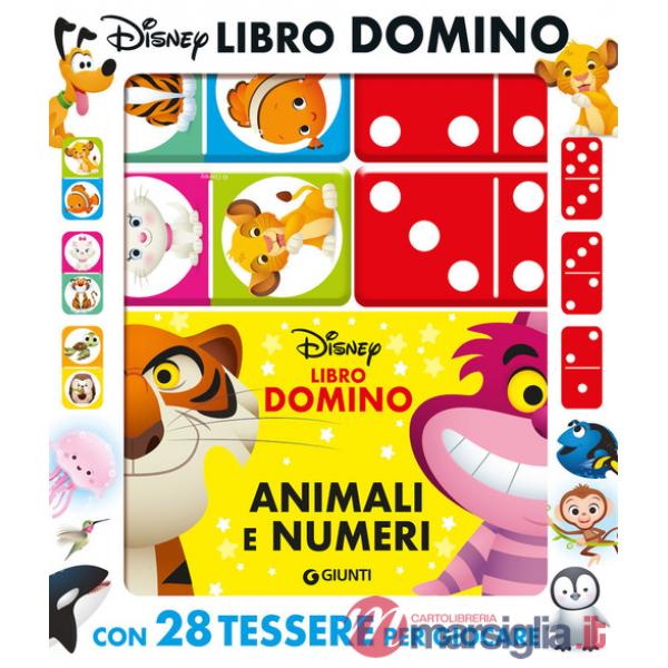 Numeri e animali. Libro domino Disney. Ediz. a colori. Con 28 tessere domino