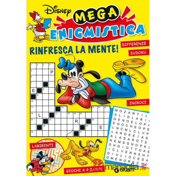 Rinfresca la mente! Mega enigmistica Disney