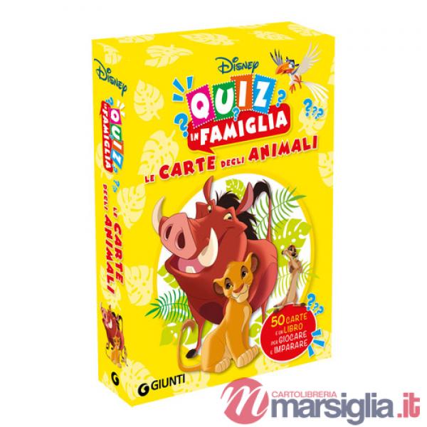 Carte degli animali. Quiz in famiglia. Ediz. a colori. Con 50 Carte (Le)