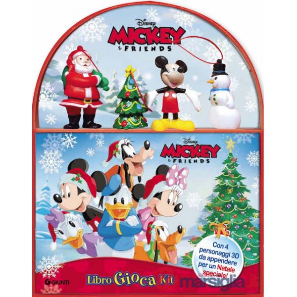 Natale. Mickey & friends. Libro gioca kit. Con 4 personaggi in 3D. Con scenario