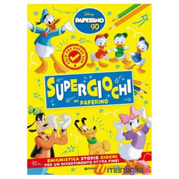 Supergiochi di Paperino. Paperino 90. Enigmistica Storie Giochi per un divertimento senza fine! Ediz. a colori