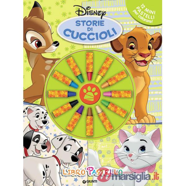 Storie di cuccioli. Libro pastello. Ediz. illustrata. Con 12 pastelli