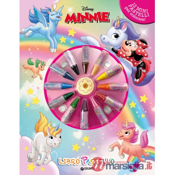 Minnie unicorni. Libro pastello. Ediz. a colori. Con 12 mini pastelli