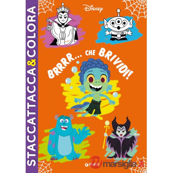 Brrr... che brividi! Disney. Staccattacca&colora. Con adesivi. Ediz. a colori