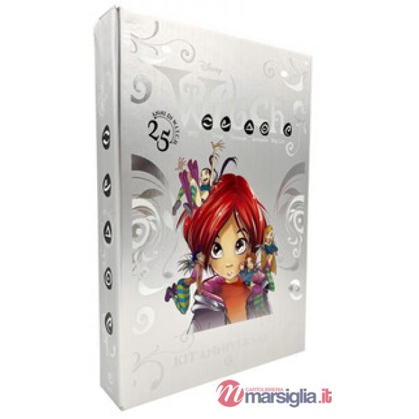 W.i.t.c.h. Kit anniversary. 25 anni di W.i.t.c.h. Con ciondolo, timbro ex libris