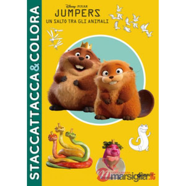 Jumpers. Un salto tra gli animali. Staccattacca & colora. Con adesivi. Ediz. a colori