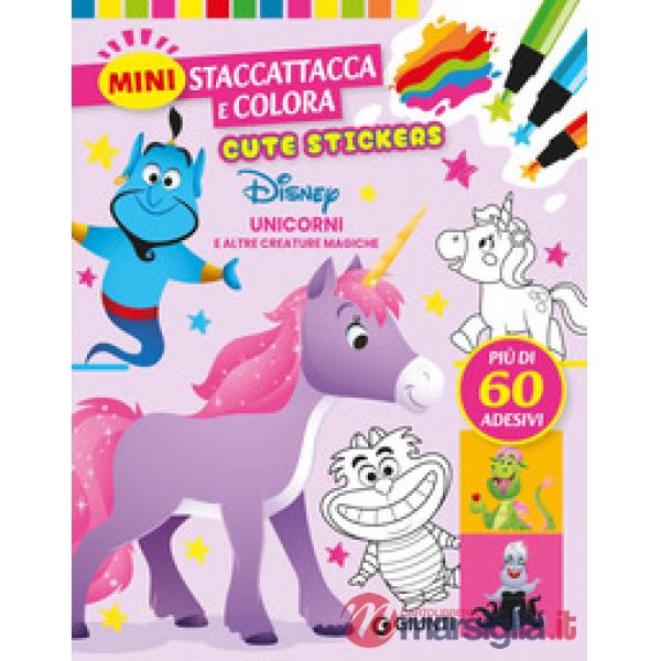 Unicorni e creature magiche. Cute stickers. Mini staccattacca e colora. Ediz. illustrata