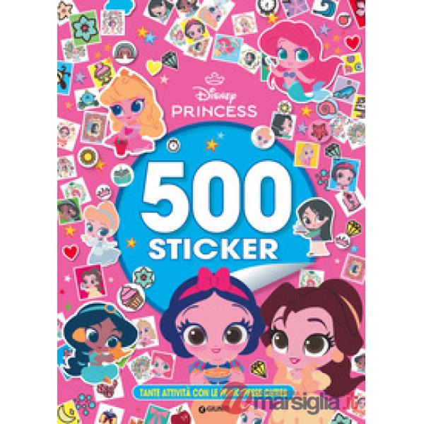Disney Princess. 500 sticker. Tamte attività con le principesse cuties. Ediz. a colori