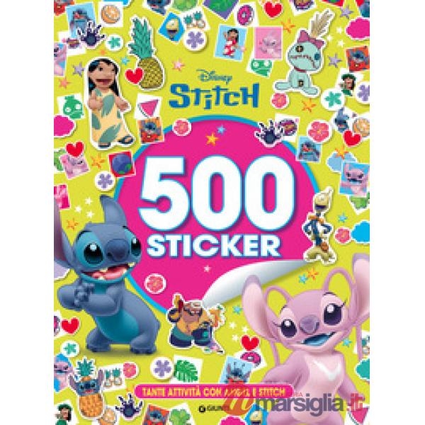 Stitch. 500 sticker. Tante attività con Angel e Stitch