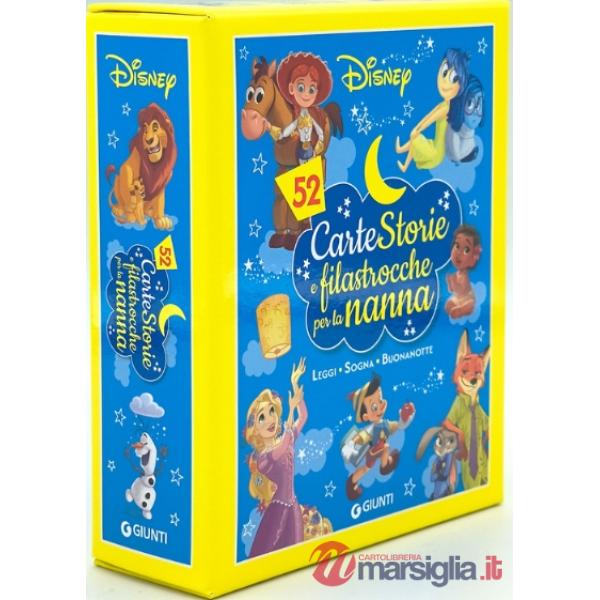 CarteStorie e filastrocche per la nanna. Disney. Leggi, sogna, buonanotte. Ediz. a colori. Con 52 Carte