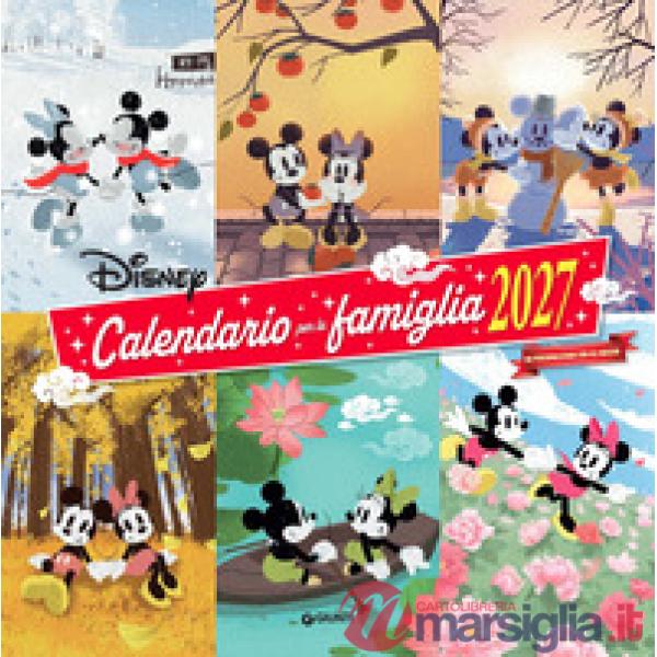 Calendario per la famiglia 2027. Disney