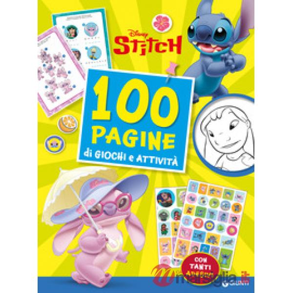 Stitch. 100 pagine di giochi e attività. Con Angel. Con adesivi. Ediz. a colori