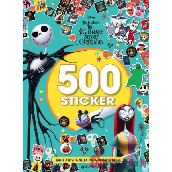 Tante attività nella città di Halloween. Nightmare before Christmas. 500 sticker. Ediz. a colori
