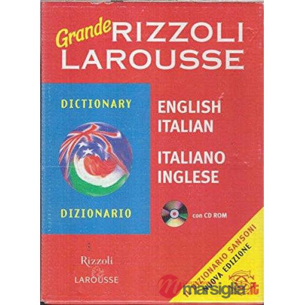 GRANDE RIZZOLI LAROUSSE DIZIONARIO INGLESE + CD RO